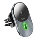 Автотримач Hoco CA91 Magic magnetic wireless fast charging, 15W, сірий - зображення 1