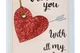 Листівка-конверт "I love you" - зображення 2