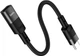 Кабель Hoco U107 Type-C male to iP female adapter cable (L=0.1m) Black (6931474789983) - зображення 2