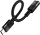 Кабель Hoco U107 Type-C male to iP female adapter cable (L=0.1m) Black (6931474789983) - зображення 4
