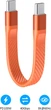 Кабель Mission USB Type-C 40 Gbit, 250 W, 8K с брелоком Оранжевый (MS-Cable-42OG) - изображение 2