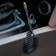 Спіральний кабель для iPhone USB на Lightning BASEUS Fish eye Spring (3A, 1M). Black - зображення 8