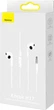 Наушники Baseus Encok 3.5mm lateral in-ear Wired Earphone H17 White (NGCR020002) - изображение 8
