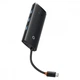USB хаб на 5 выходов на Type-C с HDMI выходом Baseus Lite Series 5-in-1 (HDMI, 3xUSB 3.0, PD). Black - изображение 6