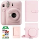 Набор камера моментальной печати Fujifilm Instax Mini 12 Rose + чехол + фотопленка 20 шт + фотоальбом 108 + фоторамка - изображение 1