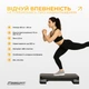 Степ платформа для аэробики и фитнеса EasyFit Step-A 2 уровня EF-0540-GY Серый (56002412) - изображение 4