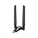 Беспроводной сетевой адаптер Вай-фай двухдиапазонный PIX-LINK AX1800 LV-UAX04 Wi-Fi USB 2.4/5GHz Black (17961) - изображение 1