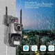 Камера відеоспостереження P11 9533 Wi-Fi 6 mp, на 2 лінзи, чорна - зображення 9