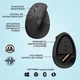 Вертикальная беспроводная мышь Logitech Lift Left Vertical Ergonomic Wireless + Bluetooth (910-006474) - изображение 6
