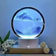 Настольная LED лампа 3D Зыбучий песок / Ночник песочные часы USB светильник - изображение 8
