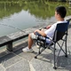 Крісло розкладне Lesko S4577 Blue для туризму та кемпінгу - зображення 2