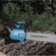 Ланцюгова акумуляторна пилка з автоматичним змозким ланцюгом в кейсі Electric Saw Blue з безщітковим двигуном 12 дюймів 2 акумулятори 48В (457467) - зображення 9