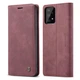Чехол-книжка CaseMe из нубука для Samsung A33 Бордовый - изображение 4