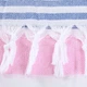 Полотенце пештемаль Lovely Svi хлопковое, пляжное, хамам, spa - XХL 100x180 см Pink/Blue Stripes - изображение 4