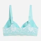 Бюстгальтер без косточек хлопковый Puma Women Printed Padded Top 93897301 XS Mint (8720245803489) - изображение 4