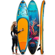 Надувна SUP дошка Neo Sport 320 x 84 x 15 см з веслом, насосом і сумкою для зберігання 170204 (5903890626938) - зображення 9