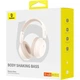 Беспроводные Bluetooth наушники Baseus Bass 35 Max |BT5.3, 50h, Type-C| white - изображение 11