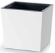 Горщик для квітів Prosperplast Urbi Square Low 29,5х29,5х29 см білий пластиковий (DURS300L-S449) - зображення 6