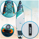Nadmuchiwana deska SUP Neo Sport Reefbreak 350 x 81 x 15 cm z wiosłem, pompką i torbą do przechowywania 170302 (5903890626969) - obraz 5