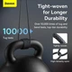Кабель Type-C на USB Baseus Dynamic Series Fast Charging Data Cable (2m, 100W, 5A, 480 Mbps). Black - зображення 8