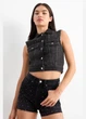 Жилет джинсовый C&A XS Черный 2219293_03 - изображение 1