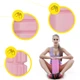 Масажний ролик Cornix EVA 33 x 14 см (валик, роллер) XR-0036 Light Pink - зображення 2