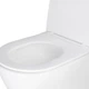 Унитаз подвесной Qtap Swan безободковый Ultra Quiet с сиденьем Soft-close QT16335179W - изображение 5