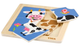 Zestaw drewnianych puzzli Viga na podkładce Krówka 51313 (6934510513139) - obraz 4