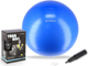 Piłka do ćwiczeń HMS Slam Ball 55 cm rehabilitacyjna YB01 Blue (5907695554717) - obraz 1