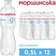 Упаковка мінеральної природної їдальні негазованої води Моршинська 0.5 л х 12 пляшок (4820017000635_22214) (093q) - зображення 3