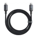 Кабель USB 3.2 Type-C - Type-C Baseus Crystal Shine Full-Featured (20Gbps, 100W, 4K@60HZ, 1.5m) Black - зображення 2