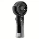 Портативний ручний акумулятурний міні вентилятор Mini Fan XSFS-4254 з розпилювачем води та регулюванням кута нахилу чорний - зображення 3