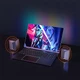 Комп'ютерні колонки Meetion SP2011 AUX, USB, RGB, чорні - зображення 8
