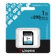 Карта пам'яті SDXC (UHS-1 U3) Kingston Canvas Go! Plus 1Tb class 10 A2 V30 (R200MB/s, W160MB/s) - изображение 2