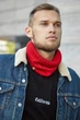 Шарф-хомут Braxton «Реал», красный Осенне-зимний унисекс (5129-77) - изображение 1