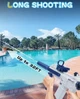 Детский электрический аккумуляторный водяной автомат с прицелом Water Gun M416 Blue - изображение 8