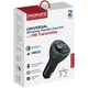 FM модулятор Promate PowerTune 38w USB-A OTG/USB-A QC3.0/USB-C PD Black (powertune-38w.black) - изображение 2