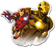 Пазл Trefl Wooden Marvel The Avengers Відважна залізна людина 160 елементів (5900511201833) - зображення 2