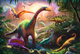 Puzzle Trefl Świat dinozaurów 100 el (16277) (5900511162776) - obraz 2