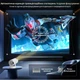 Смарт проектор Android 280 ANSI HD 720P поддержка 4K wi-fi 6 Bluetooth Salange Home series Ultra портативный мини-проектор для дома и офиса домашний кинотеатр для фильмов и презентаций HDMI USB 180° поворот + сумка в подарок - изображение 12