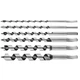 Zestaw wierteł spiralnych do drewna Verto 230 mm 6 szt. 60H800 (5902062507631) - obraz 1