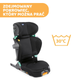 Fotelik samochodowy dla dzieci Chicco FOLD&GO I-SIZE 100-150 cm Czarny (8058664140152) - obraz 13