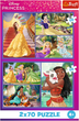 Пазлы Trefl Disney Princess Сказочные дни 2х70 элементов (5900511344400) - изображение 4