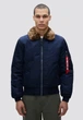 Бомбер Alpha Industries B-15 Slim Fit MJB45500C1 Синий S - изображение 5