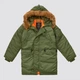 Зимняя куртка для мальчика Alpha Industries Youth N-3B YJN44500C1 146 см (YM) Sage (640631761712) - изображение 1
