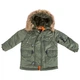 Зимняя куртка для мальчика Alpha Industries Youth N-3B YJN44500C1 146 см (YM) Sage (640631761712) - изображение 2