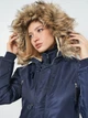 Парка с мехом женская Airboss N-7b Eileen XXS Темно-синяя (0703364663637_A) - изображение 5