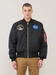Бомбер мужской Alpha Industries Apollo MA-1 MJM21097C1 M Черный (640631421807) - изображение 10