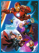 Пазли 2 in 1 Trefl Marvel The Avengers Герої в дії 30+48 елементів + игра Memos 24 детали (5900511933338) - зображення 3