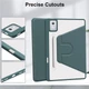 Чохол Lenovo Idea Tab Pro 12.7 2025 TPUCristal Pen holder 360 DarGreen - зображення 4